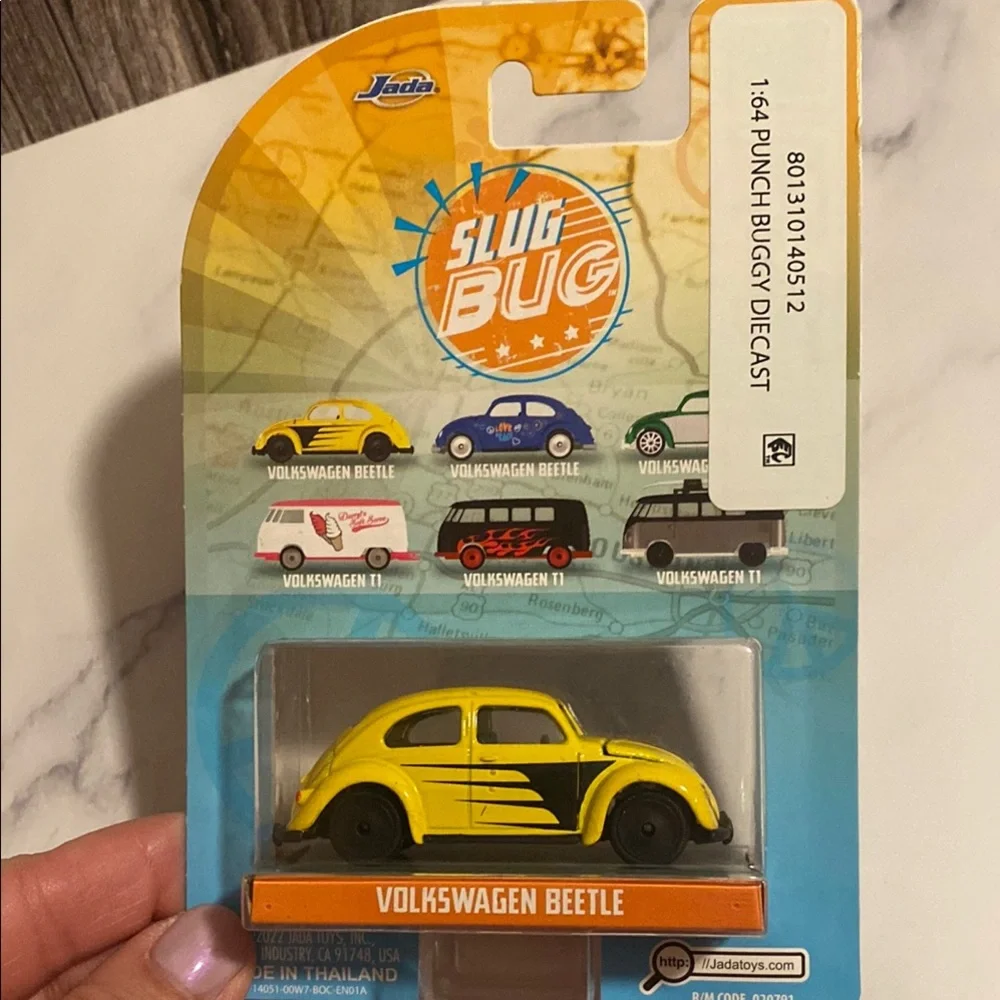 Jada Punch Buggy Slug Bug Volkswagen Beetle Toy Car Collectible NEW